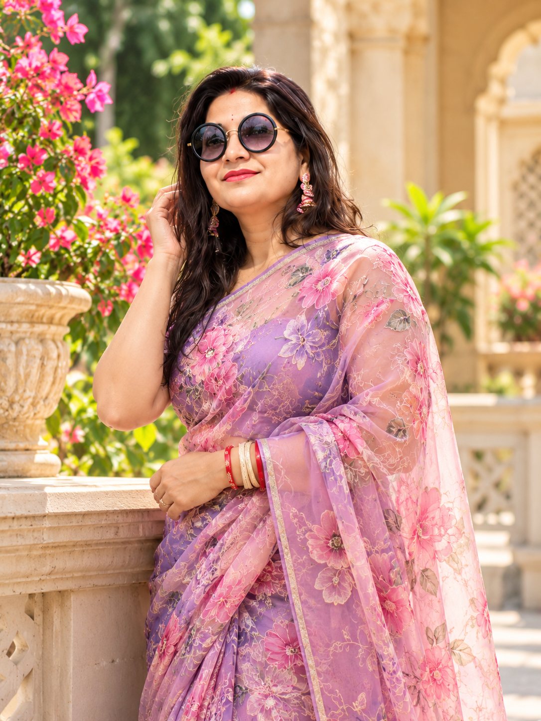 Floral Poetry saree